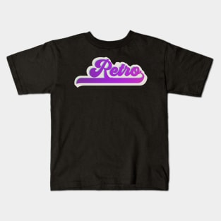 Retro Typography Kids T-Shirt